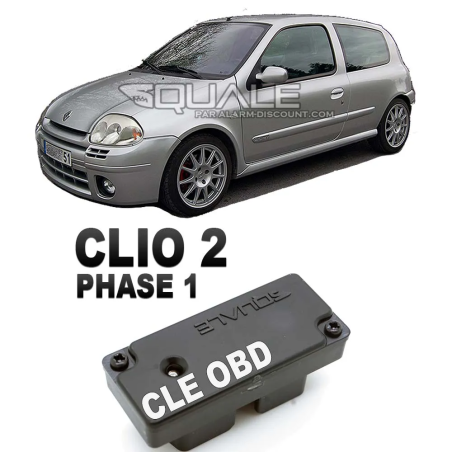 Clé de désactivation d'anti démarrage pour Renault clio 2 de 1995 à 2001 SQUALE - 1