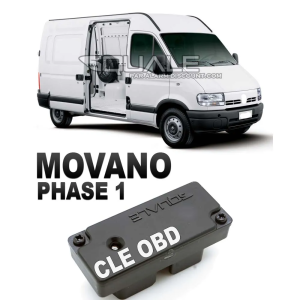 Clé de désactivation d'anti démarrage pour Opel Movano phase 1 SQUALE - 1