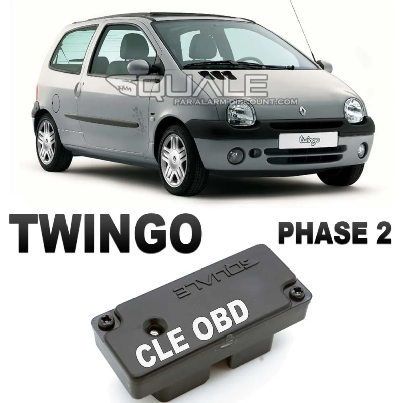 Clé de désactivation d'anti démarrage pour Renault Twingo de 1999 à 2001 SQUALE - 1