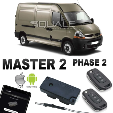 Kit Clé de désactivation + 2 Clés télécommandes pour Renault Master 2 phase 2 SQUALE - 1