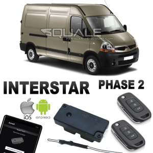 Kit Clé de désactivation + 2 Clés télécommandes pour Nissan Interstar phase 2 à partir de 2003 SQUALE - 1