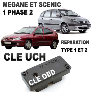 Clé UCH corrige le défaut type 1 et 2 des Megane Scenic 1 phase 2 de 1998 à 2003 SQUALE - 1