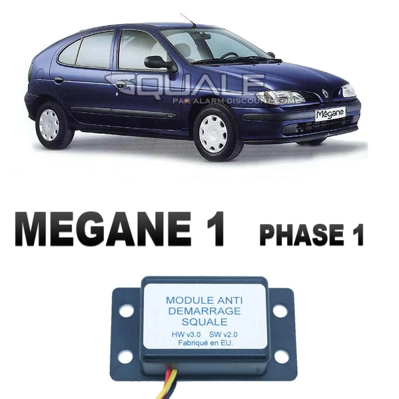 Module de désactivation d'anti démarrage pour Renault Megane 1 phase 1 de 1995 à 1998 SQUALE - 1