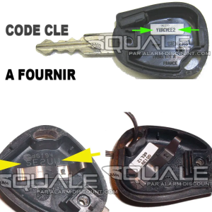 Module de désactivation d'anti démarrage pour Renault Megane 1 phase 1 de 1995 à 1998 SQUALE - 1