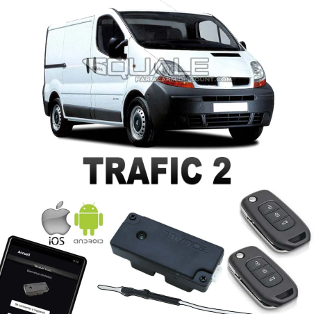 Kit Clé de désactivation + 2 Clés télécommandes pour Renault Trafic 2 SQUALE - 1