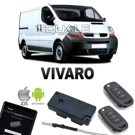 Kit Clé de désactivation + 2 Clés télécommandes pour Opel Vivaro SQUALE - 1
