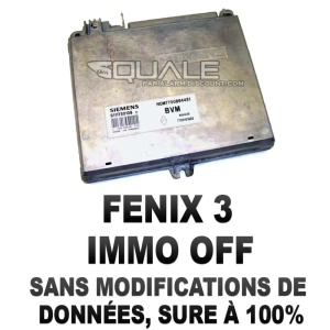 Désactive l'anti démarrage calculateur renault SIEMENS FENIX 3  - 1
