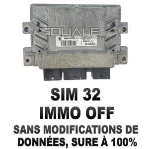 Désactive l'anti démarrage calculateur renault SIEMENS SIM 32  - 1