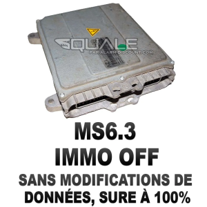 Désactive l'anti démarrage calculateur Renault BOSCH MS6.3 IMMO OFF  - 1