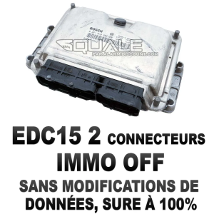 Désactive l'anti démarrage calculateur Renault BOSCH EDC15 avec 2 connecteurs  - 1