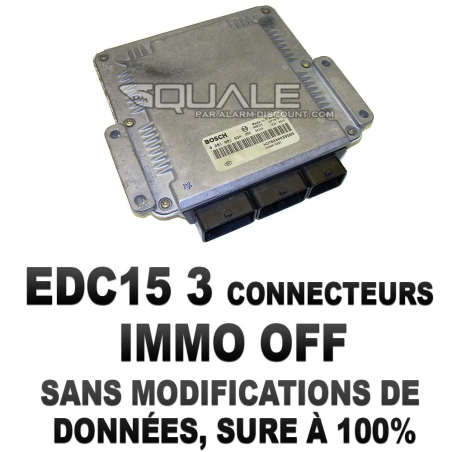 Désactive l'anti démarrage calculateur Renault BOSCH EDC15 avec 3 connecteurs  - 1