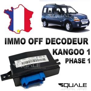 Désactive l'anti démarrage sur boitier décodeur Renault Kangoo 1 phase 1  - 1