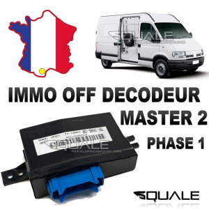 Désactive l'anti démarrage sur boitier décodeur Renault Master 2 phase 1  - 1