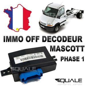 Désactive l'anti démarrage sur boitier décodeur Renault Mascott phase 1  - 1
