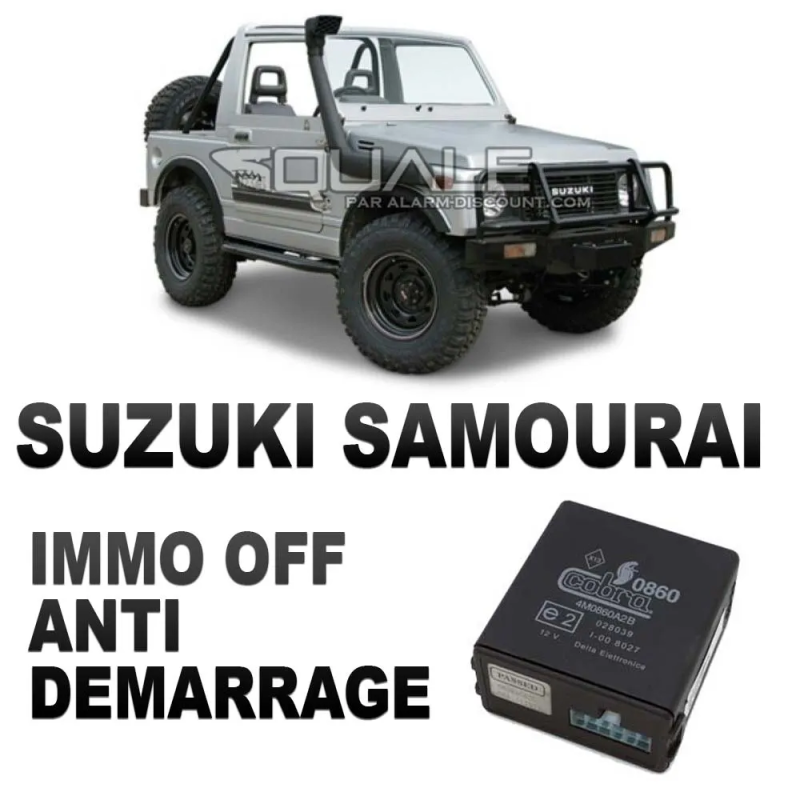Désactive l'anti démarrage sur Suzuki Samurai avec anti demarrage clé COBRA  - 1