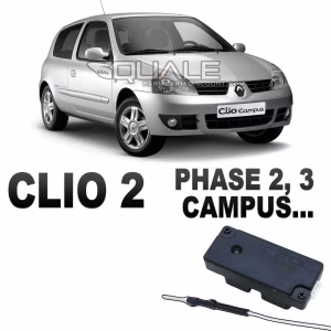 Clé de désactivation d'anti démarrage pour Renault clio 2 phase 2,3,campus à partir de 2001 SQUALE - 5