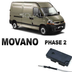 Clé de désactivation d'anti démarrage pour Opel MOVANO phase 2 à partir de 2003 SQUALE - 5