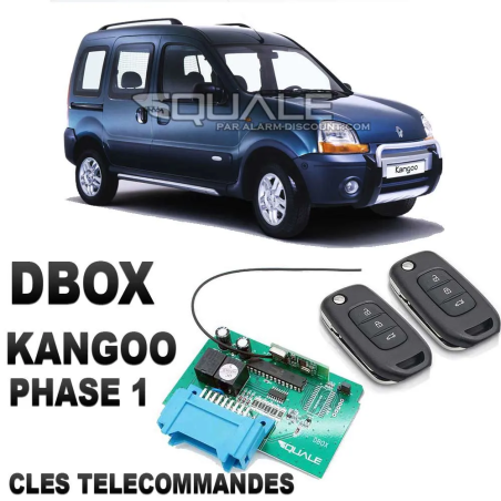DBOX Anti démarrage + 2 clés télécommandes pour KANGOO 1 phase 1 de 1996 à 2002 SQUALE - 1